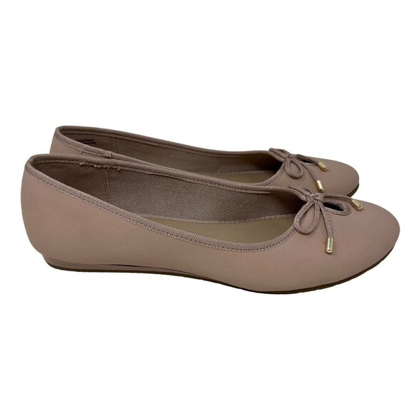 CC: Charter Club Bailynn Ballet Flats “Blushing Pink.” SZ 8.5 Bow detail. - Picture 2 of 5